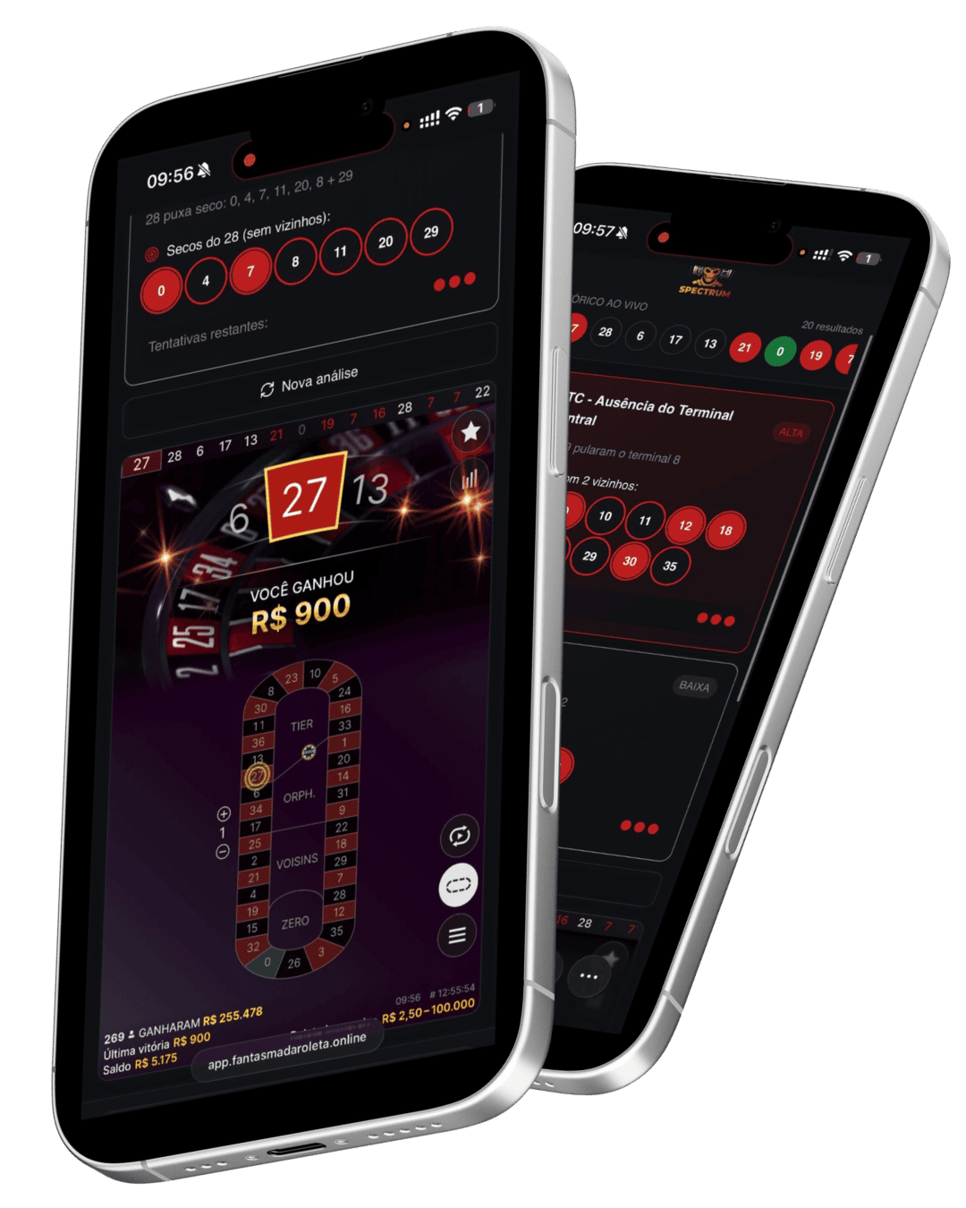 Spectrum App na tela do celular